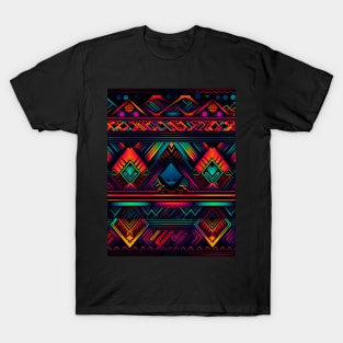 Neon Geometric Pattern T-Shirt